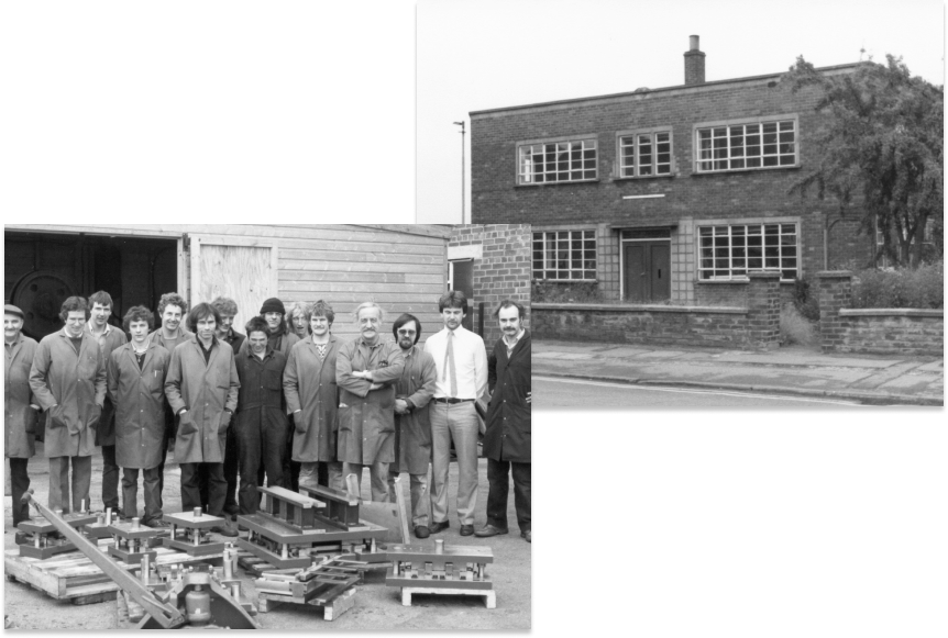 staff at Paragon Toolmaking in 1969