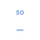 50 year experience icon